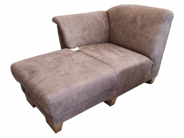 Récamiere Medina Ottomane Sofa Couch Ausstellungsstück 144x99x43/84 braun-creme