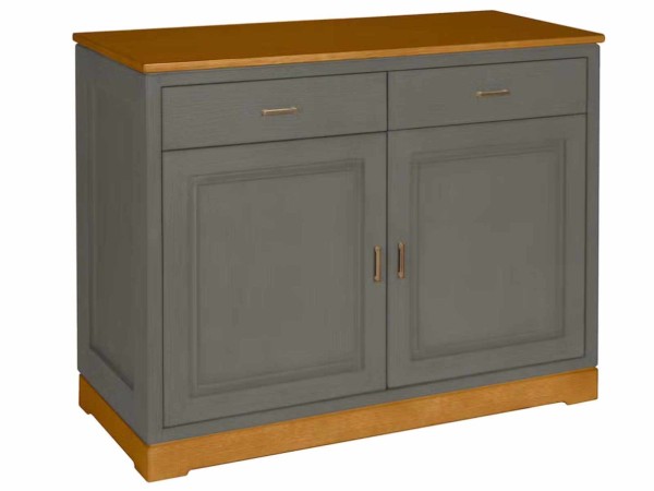 Sideboard Casaventi 2-türig mit 2 Schubladen Pinie Massivholz